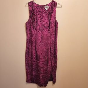 Rumies Maroon Velvet Dress 8
